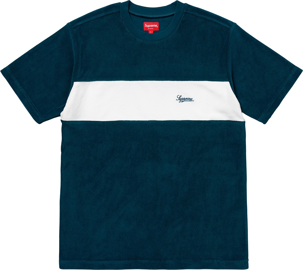 Chest Stripe Terry Top view 2